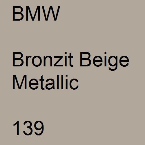 BMW, Bronzit Beige Metallic, 139.